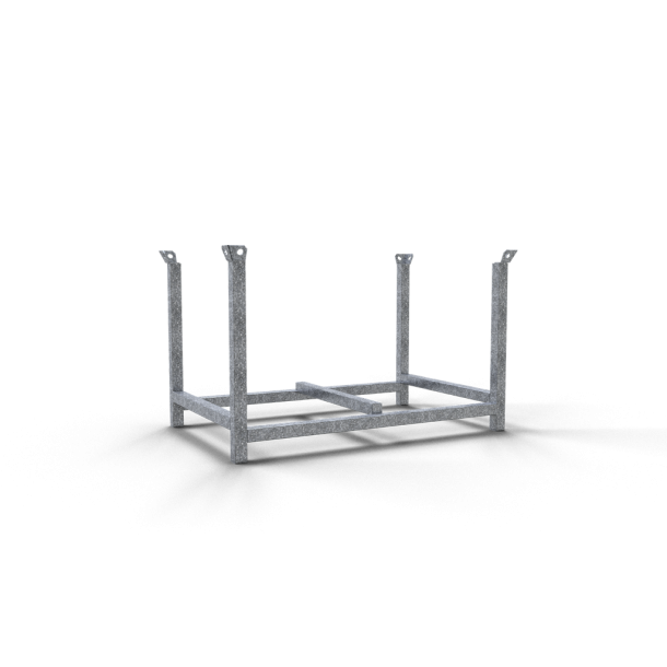 Pallet | series 50116 | Stacking pallet Filling dimensions: 1.43 m x 0.87 m x 0.69 mStandpipes and crossbars made of 60 x 60 mm square tube